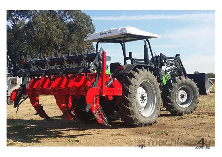 caption Farmtech GB-5 Sub Soiler + Dual Roller (5 Tine, 2.4m)