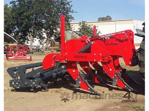 caption Farmtech GB-5 Sub Soiler + Dual Roller (5 Tine, 2.4m)