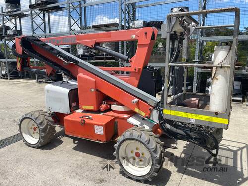 caption Used 34ft Knuckle Boom Lift Diesel / Electric 4 x 4 Nifty HR12DE