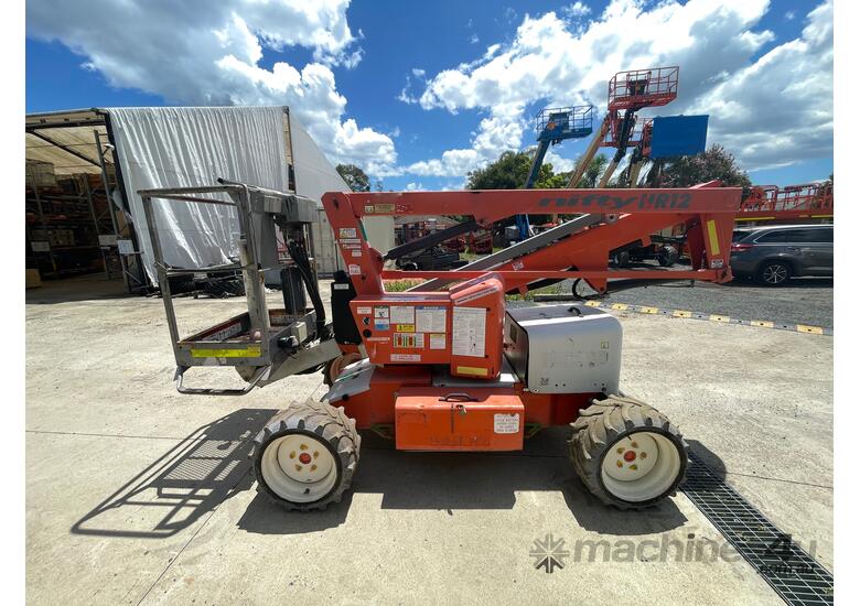 caption Used 34ft Knuckle Boom Lift Diesel / Electric 4 x 4 Nifty HR12DE