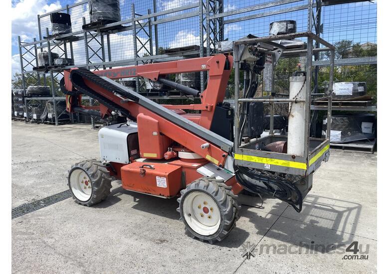 caption Used 34ft Knuckle Boom Lift Diesel / Electric 4 x 4 Nifty HR12DE
