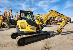 2021 YANMAR VIO80 8T EXCAVATOR WITH TILT HITCH, HEIGHT AND SLEW CONTROL AND 1825 HOURS