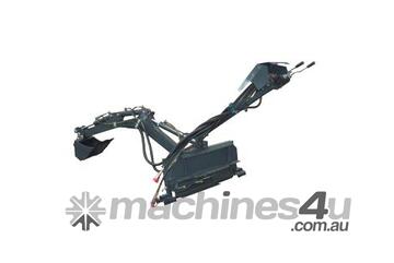 Backhoe. Universal Mini Loader Quick Hitch