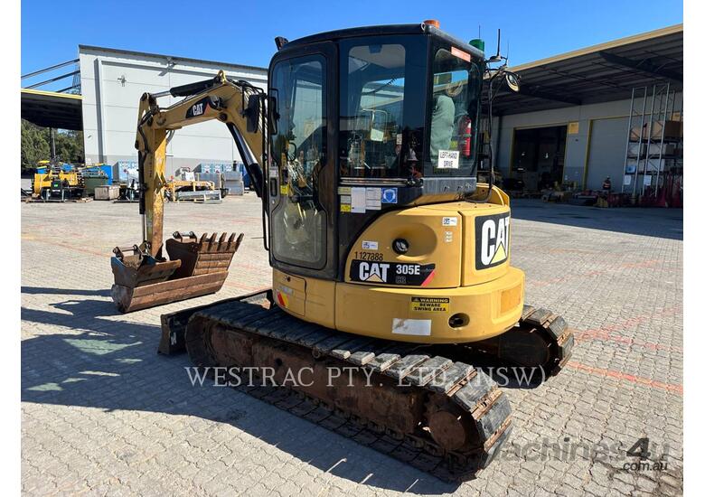 caption CAT 305ECR Track Excavators