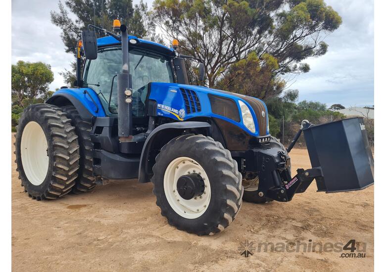 caption 2017 New Holland T8.435 CAB Tractor - FOR AUCTION!