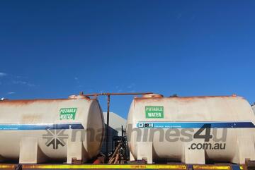 Water Tanks on 9m Skid with Diesel Pump