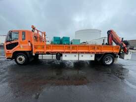 2014 Mitsubishi Fuso 1627 Flatbed Crane Truck - picture2' - Click to enlarge