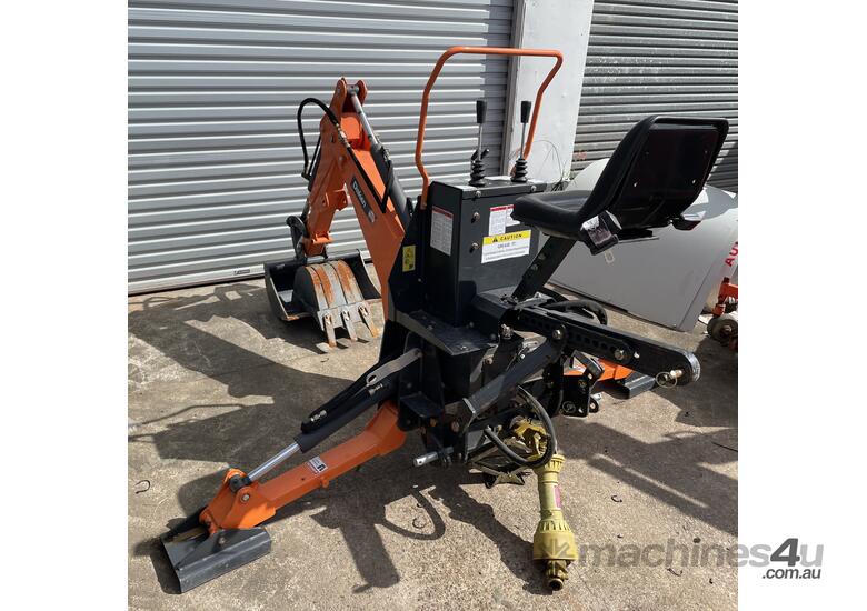 caption Backhoe Tractor Mounted -23