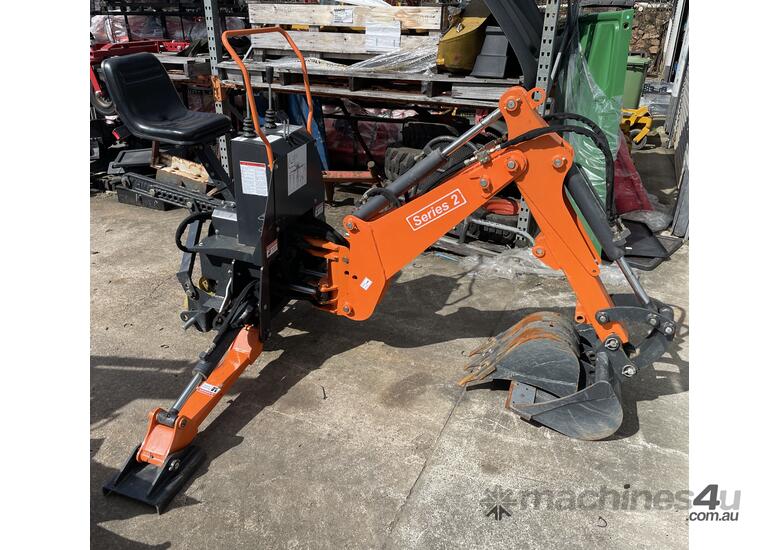 caption Backhoe Tractor Mounted -23