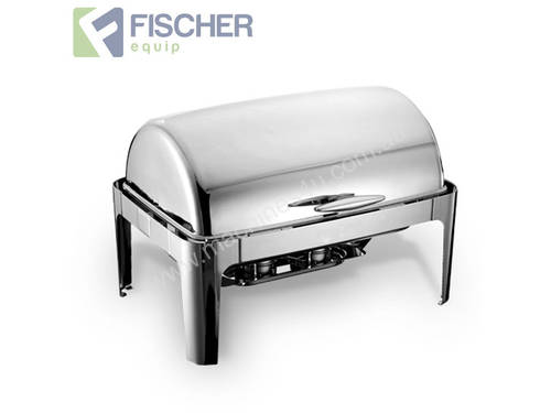 LUXURY/STEEL BAIN MARIE ROLL-TOP CHAFER - C