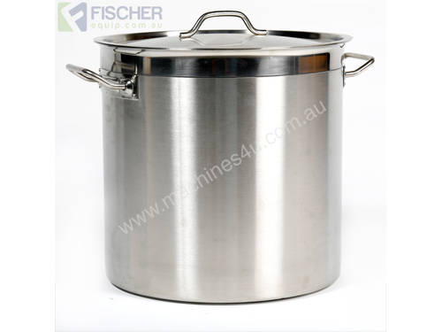 12L COMMERCIAL STAINLESS STEEL STOCK POT