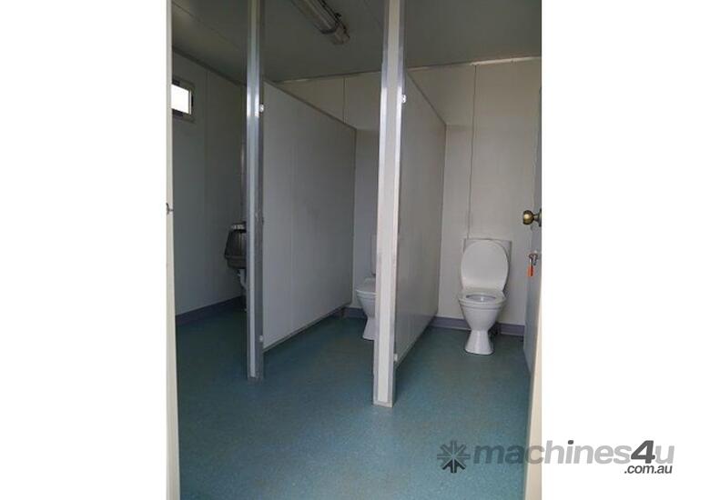 caption Auzbilt Portable Toilet Block: 3m x 3m, For Sale