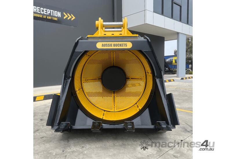 caption (BRAND NEW) Rotary Screening Bucket 3.5T - 5.5T + FREE SERVICING KIT (RRP $3,190)