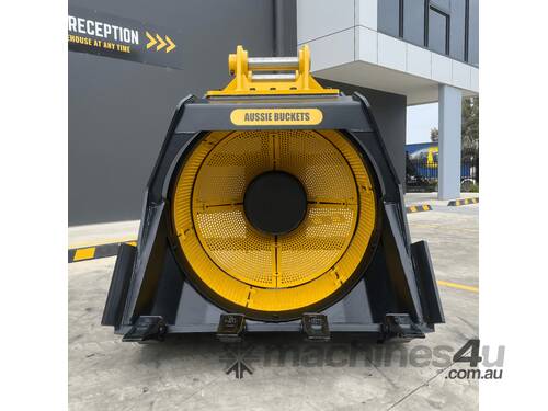 caption (BRAND NEW) Rotary Screening Bucket 3.5T - 5.5T + FREE SERVICING KIT (RRP $3,190)