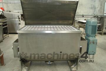 Airblend Helimix 500 500L Stainless Steel Ribbon Mixer for Efficient Powder and Granule Blending!