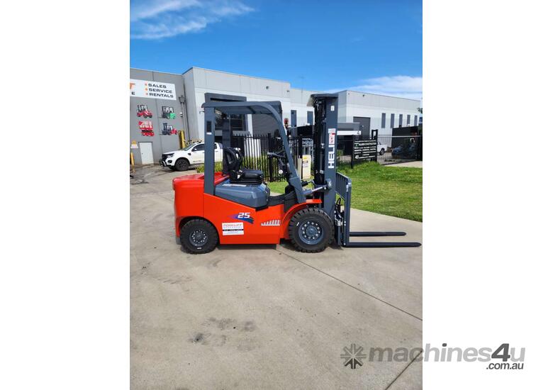 Heli K2 3.5T Diesel Forklift | Brand New | Side shift + Fork Postioner 
