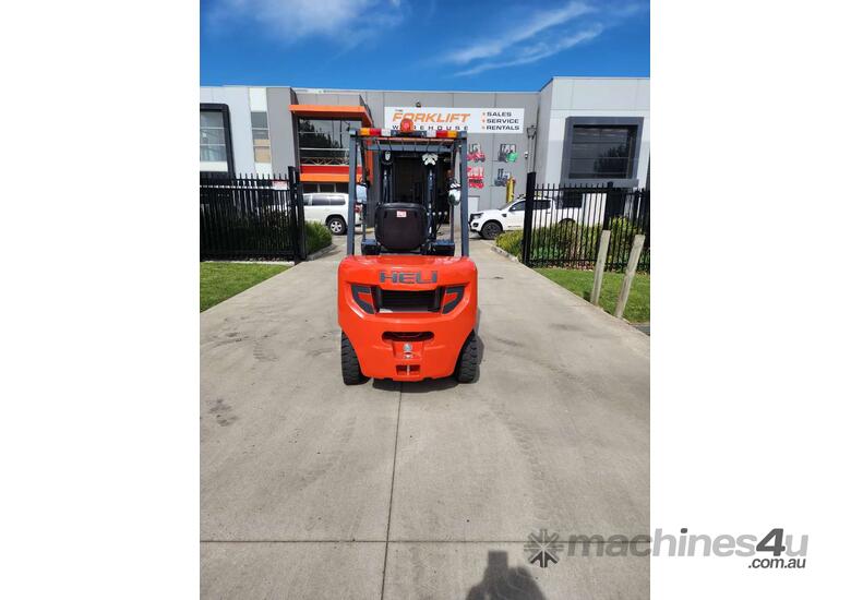 Heli K2 3.5T Diesel Forklift | Brand New | Side shift + Fork Postioner 