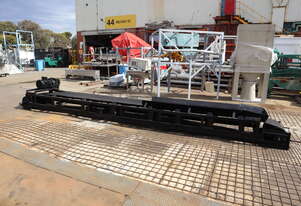 Industrial Soil Gravel Incline Trough Elevator Conveyor - 6.3m Long Belt