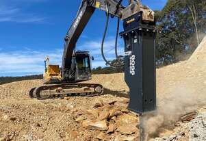BOSS Hydraulic Rock Breaker Suitable for 28-35T Excavators - Built to Last!
