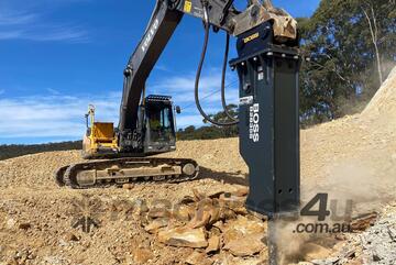 BOSS Hydraulic Rock Breaker Suitable for 28-35T Excavators - Built to Last!