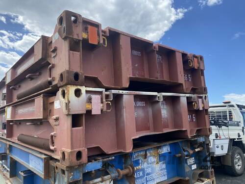 caption 40 ft Shipping Container Flat Rack