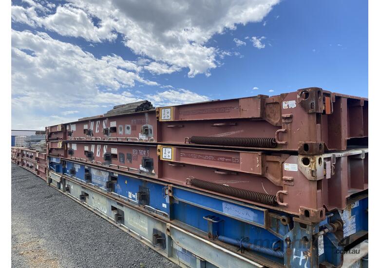 caption 40 ft Shipping Container Flat Rack