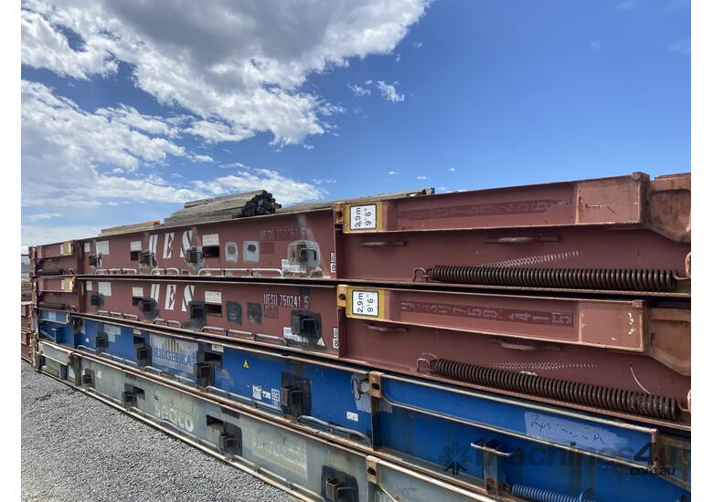 caption 40 ft Shipping Container Flat Rack