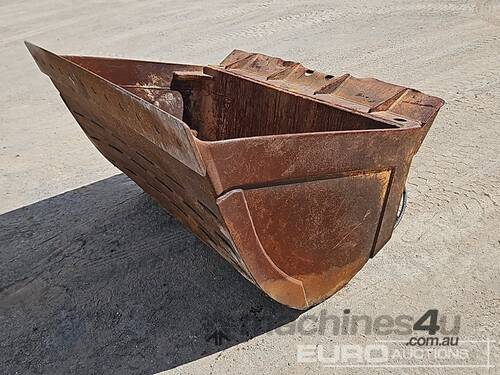 caption 1780mm Hyd Tilting Bucket to suit 21T Excavator, 450mm Centers, 330 Ears, 70mm Pins