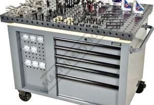 WT16-1208K M16 Pro Series Mobile Welding Station 1200 x 800 x 950mm (LxWxH) 16mm Holes