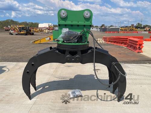 Hydraulic Rotating Grapple Attachment To Suit 18 - 25T  Excavators - Model: EXEQ08-RG