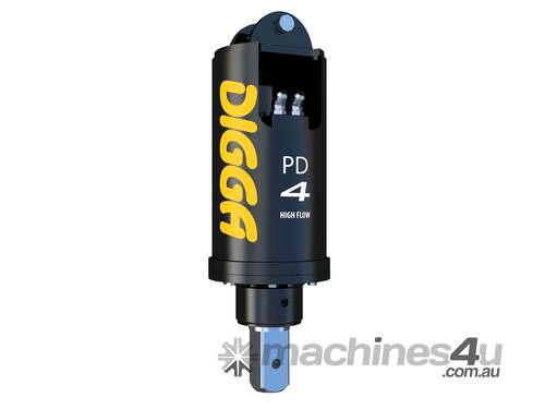 Digga PD4SHF unit - Planetary Drive unit with Hoses - 75mm square output drive - WA STOCK