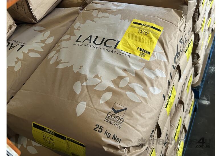 caption Approx 51x Laucke 25kg Euro Type 55 Flour