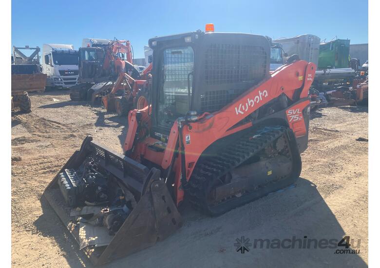 caption 2021 Kubota SVL75-2 Skid Steer (Rubber Tracked)