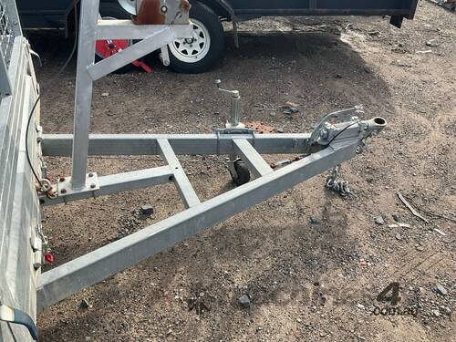 caption Unbranded 7x4 Single Axle Box Trailer