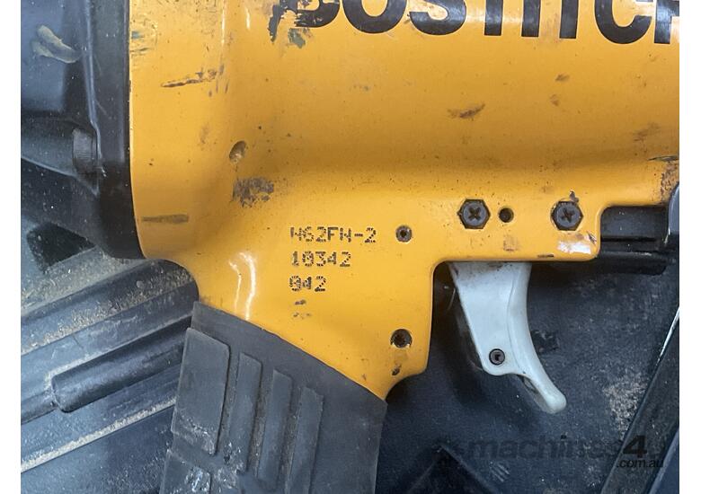 caption Bostitch N62FN Magnesium Pneumatic Angled Finish Nailer