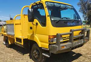 Isuzu NPS300 4x4 Single Cab Traytop Firetruck. Ex QLD Fire & Rescue Service. Isuzu NPS300 4x4 Single Cab Traytop Firetruck. Ex QLD Fire & Rescue Service.