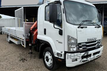 2018 ISUZU FSR 140-260 CRANE & ALLOY TRAY