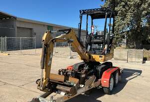 2018 CAT 301.4C & Dual Axle Plant Trailer (Ex Coates Hire)