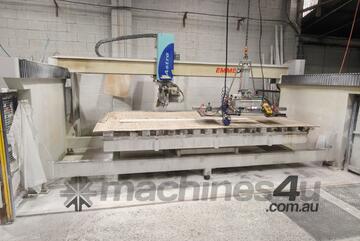 Emmedue Astra Bridge Saw, Farnese Mitre Saw, Forklift, Air Compressor Combo