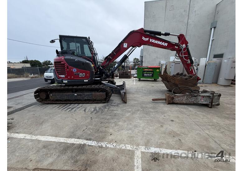 2023 Yanmar Vio80 Including Rock Breaker