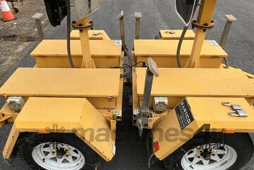 2013 Bartco Single Axle Traffic Light Trailer Combination