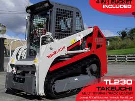 2 speed Track Loader TL230 [UNUSED] 4 in 1 bucket - picture0' - Click to enlarge