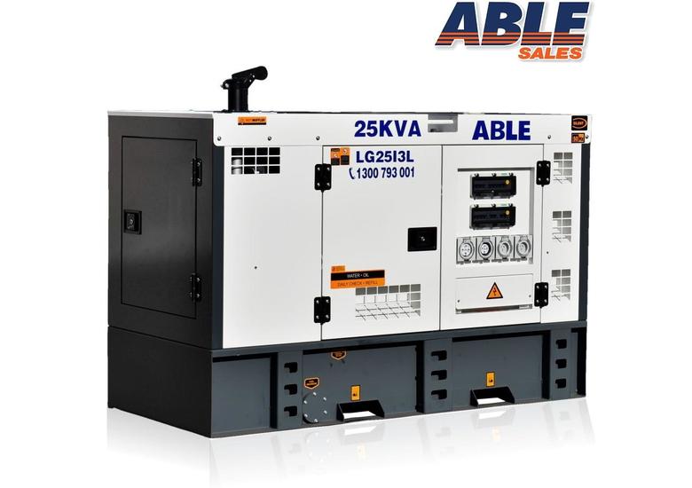 caption 25 kVA Diesel Generator 415V - Forward (Formerly Isuzu) Powered