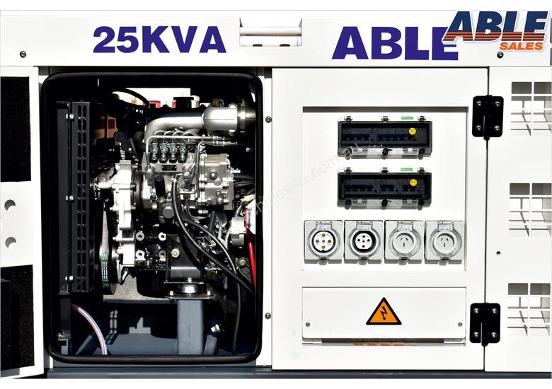 caption 25 kVA Diesel Generator 415V - Forward (Formerly Isuzu) Powered