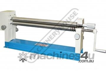 SRG-24H Manual Sheet Metal Curving Rolls-Bench Mount 610 x 1mm Mild Steel Capacity Includes Wiring G
