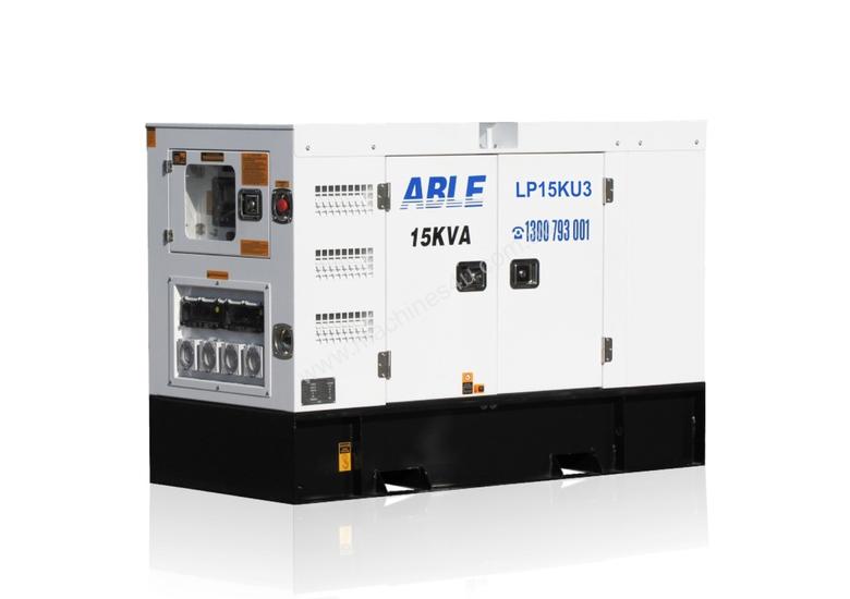 caption 14 kVA Diesel Generator 415V KUBOTA Powered Leroy Somer