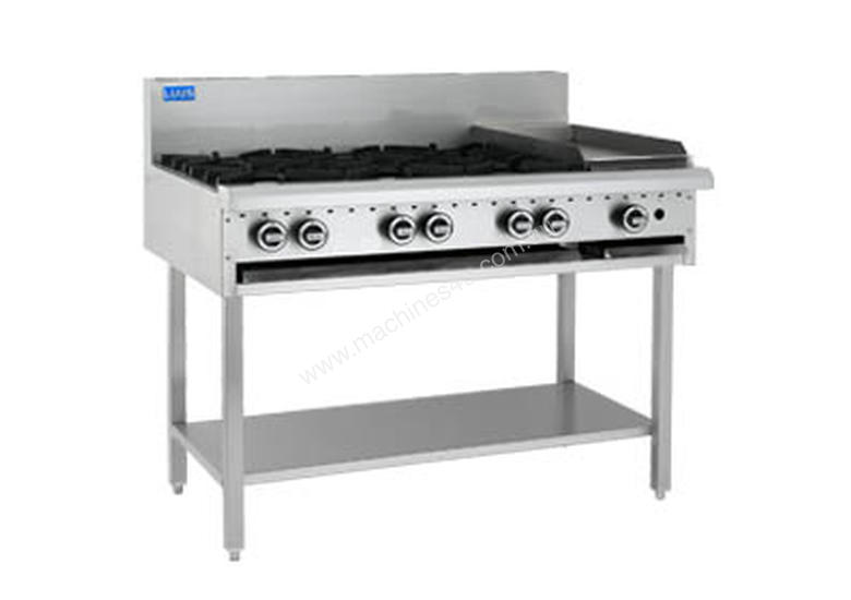 caption Luus Model BCH-6B3C - 6 Burners 300 BBQ Char and Shelf