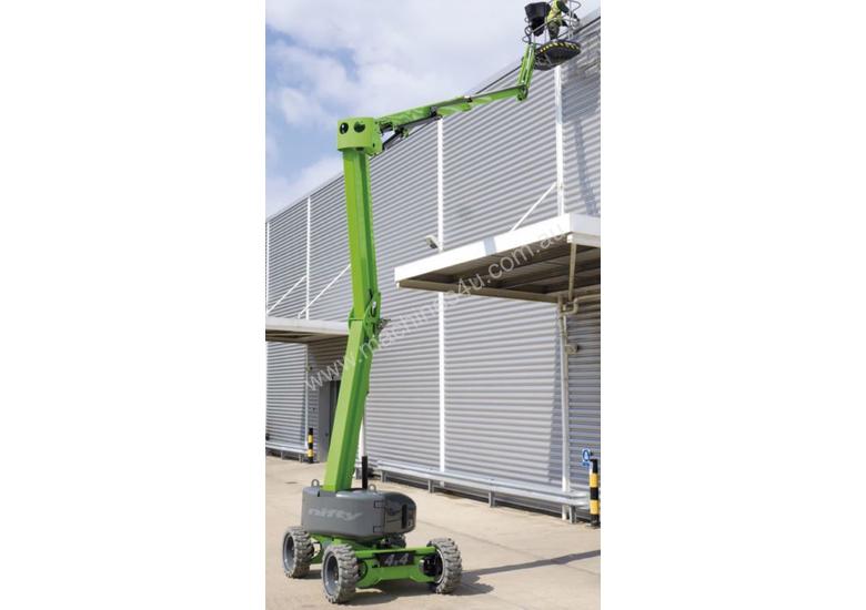 caption Nifty HR17 Hybrid 4x4 Self Propelled Boom Lift - compact and low weight