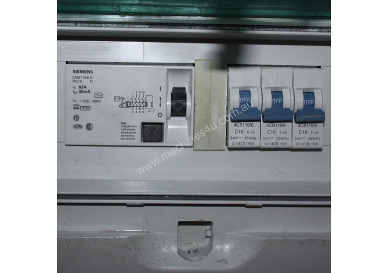 Used 3 phase power distribution board with RCD Distribution Board in OTTOWAY, SA