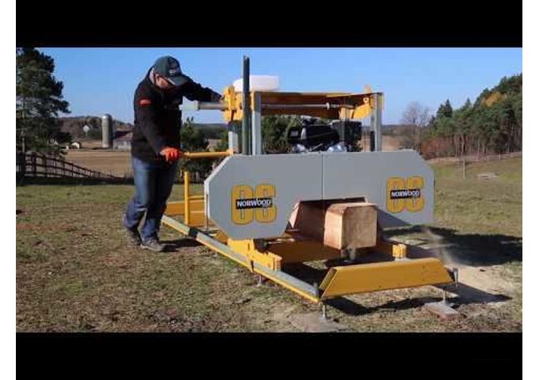 New 2017 Norwood frontier Sawmill OS27 13HP Portable Band ...